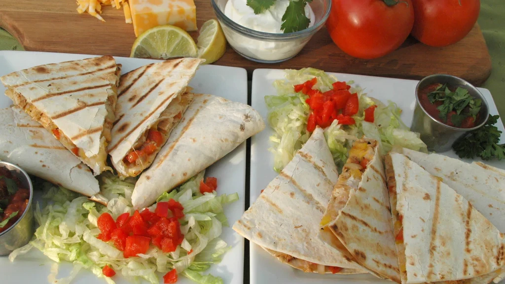 Image of Grilled Chicken Quesadillas