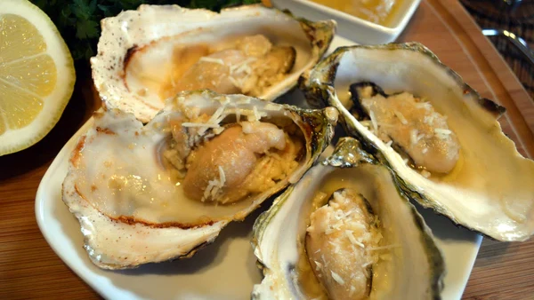 Image of Grilled Oyster Scampi