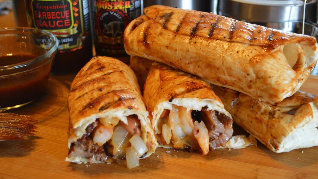 Image of Surf & Turf BBQ Brisket Burritos