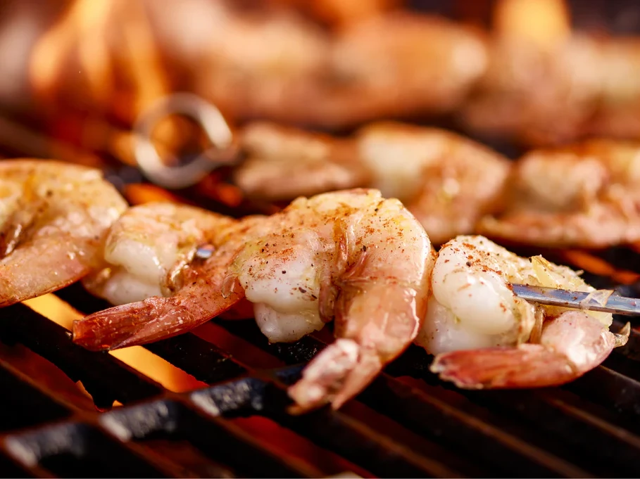 Shrimp on hotsell charcoal grill