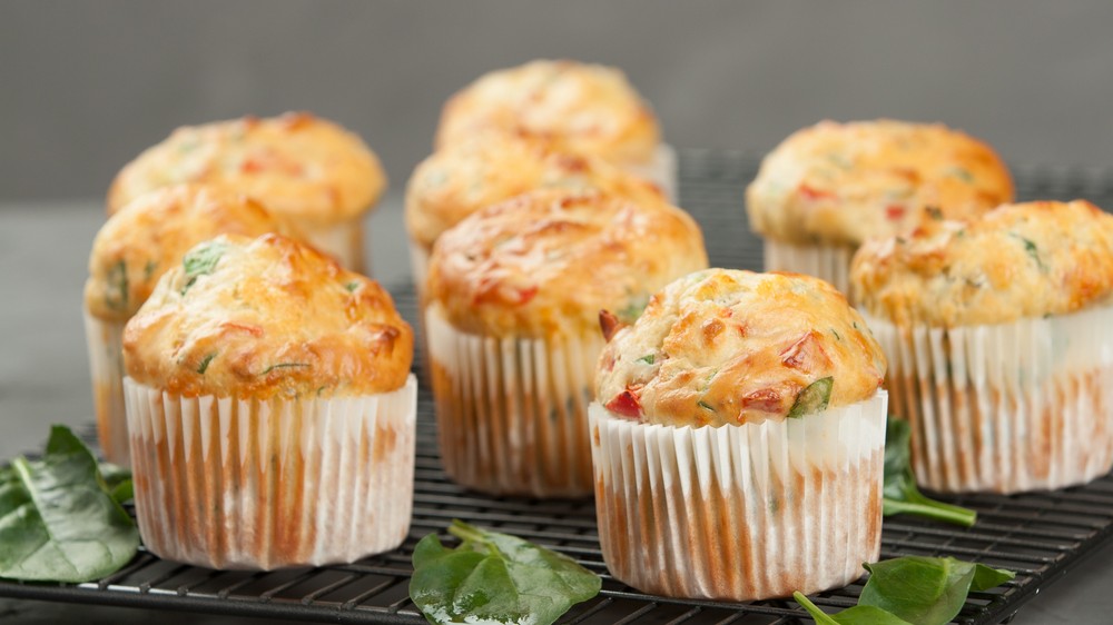 Image of Quinoa, Feta, Roasted Capsicum & Corn Muffins