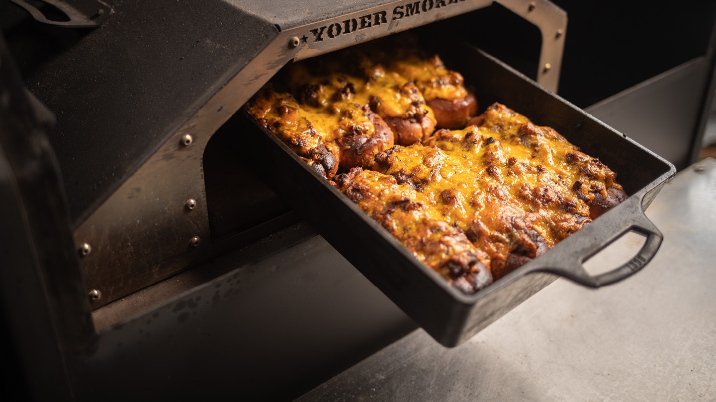 Image of Garlic Bread Chili Dogs