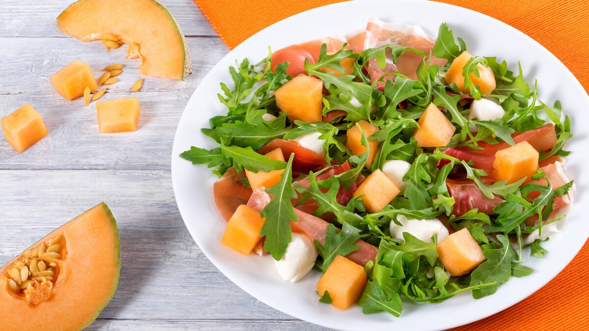 Image of Mangalitza Ham & Melon Salad