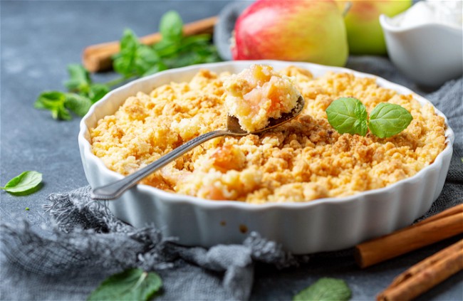 Image of La Meilleure Recette de Crumble aux Pommes