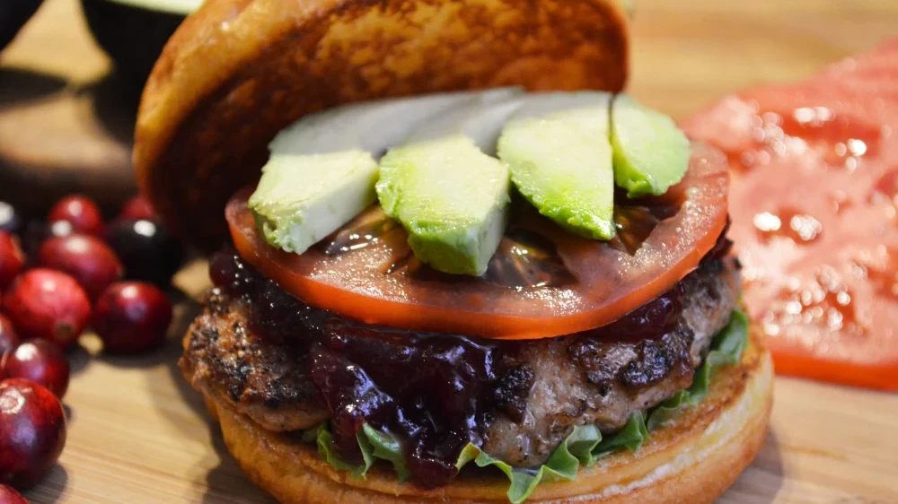 Image of Cranberry Chipotle Turkey Burger