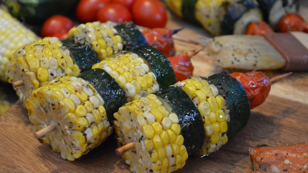 Image of Marinated Grilled Vegetable Skewers