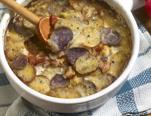 Image of Scalloped Gemstone® Potatoes with Caramelized Hatch Sweet Onions