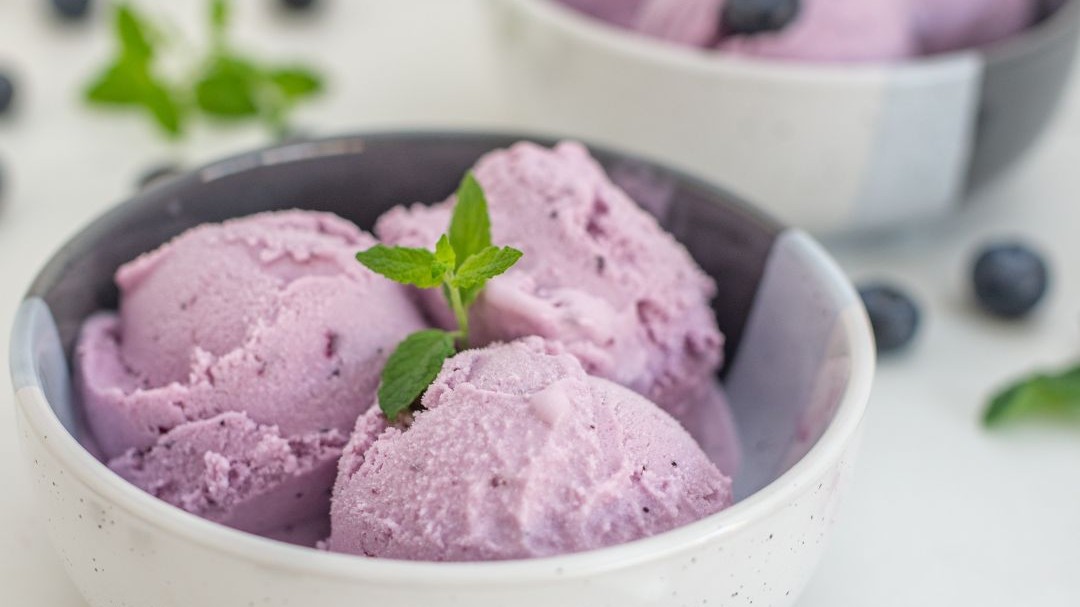 Image of Blueberry Frozen Yogurt