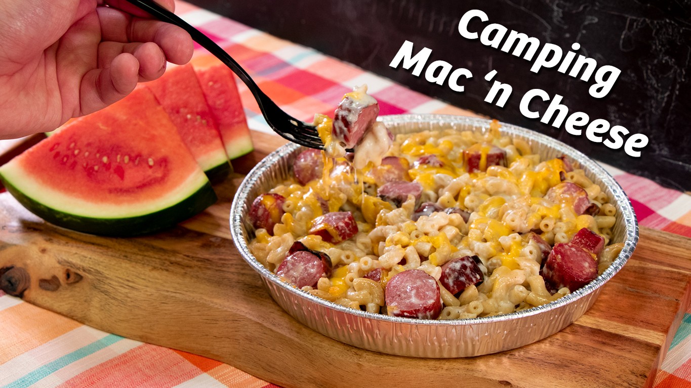 Image of Camping Mac 'n Cheese with Campfire Grillers!