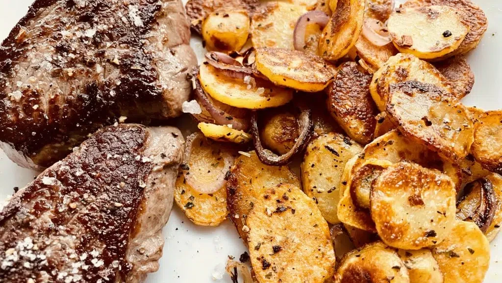Image of Perfekte Bratkartoffeln aus rohen Kartoffeln