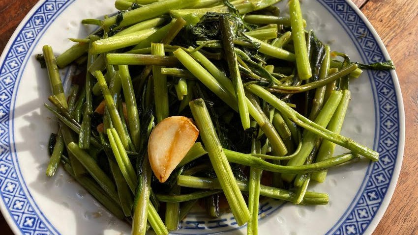 Image of Morning Glory with Oyster Sauce