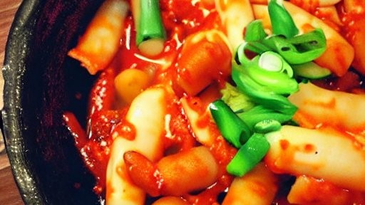 Image of Tteokbokki Rice Cake in Spicy Sauce