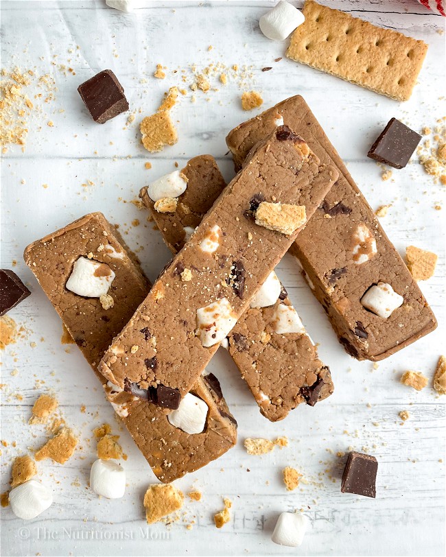 Image of S’mores Protein Bars (Vegan)