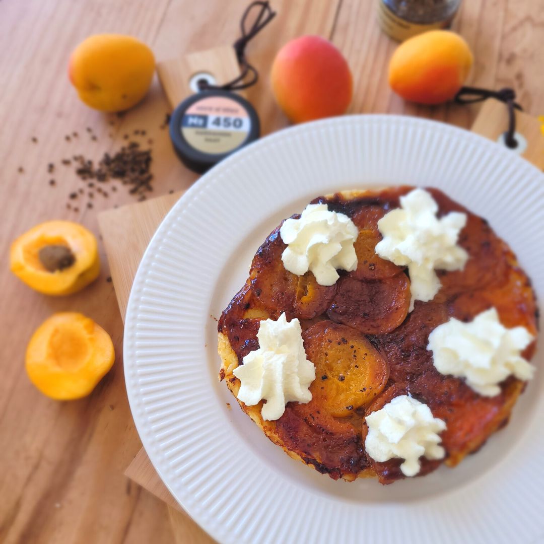Aprikosen Tarte Tatin mit Kardamom & Vanille 