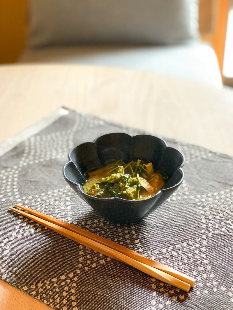 京野菜のお味噌汁