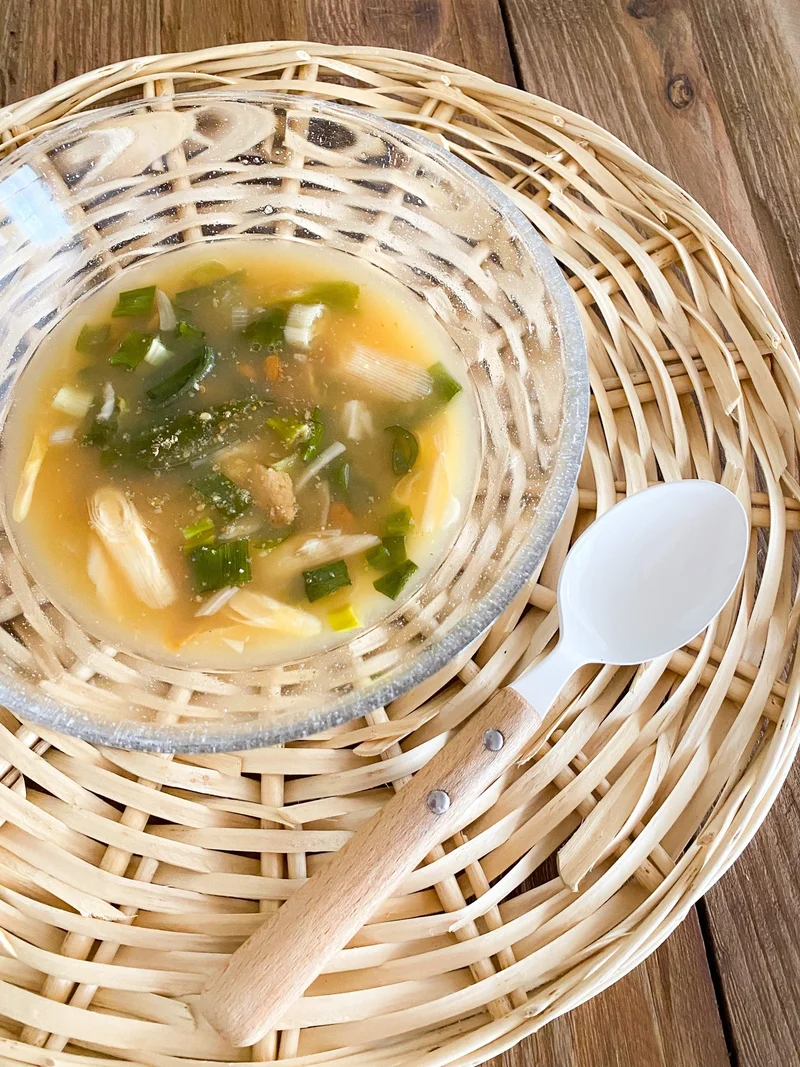 夏バテ解消の冷やしお味噌汁