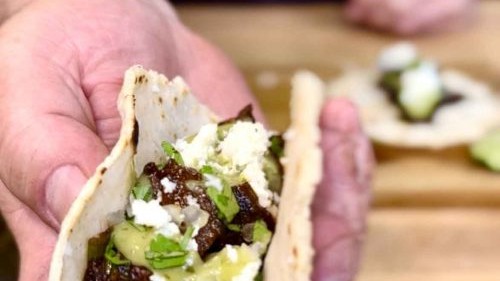 Image of Chef Fig’s Cinco Salsa Carne Asada Tacos