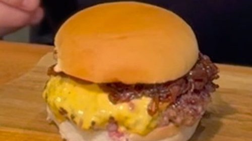 Image of Chef Fig’s Cheesy Chipotle Bacon Jam Burger