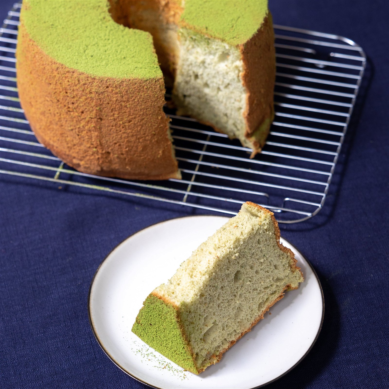 Image of Recette chiffon cake au matcha
