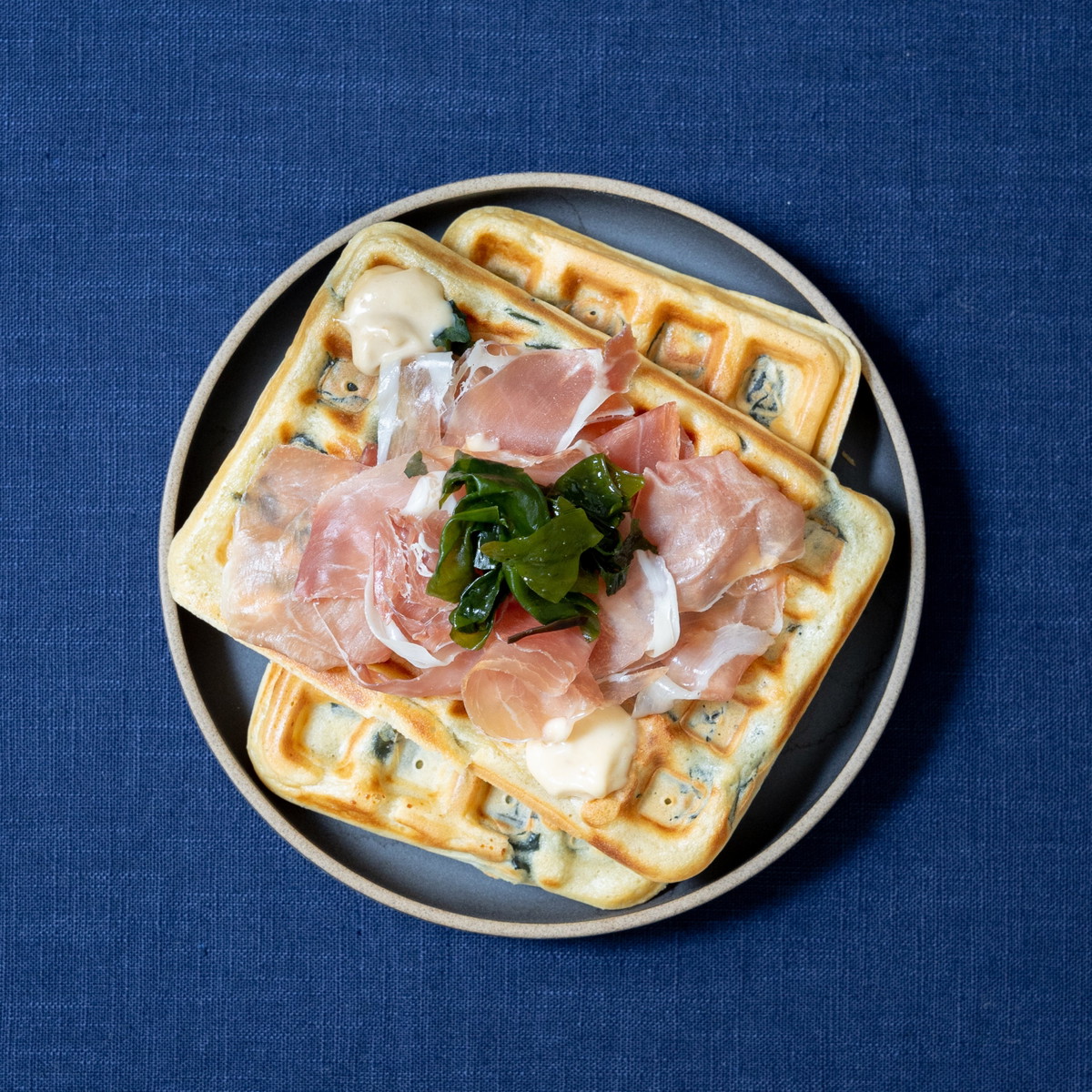 Recette gaufres salées au wakamé