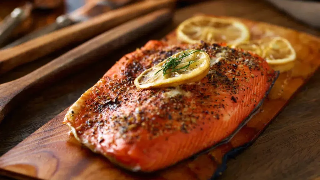 Image of Lachs grillen auf der Planke - Rezept und Anleitung