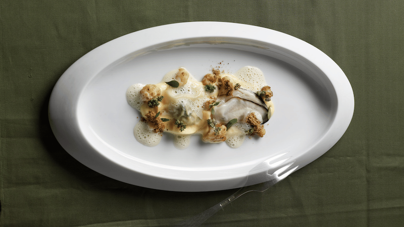 Austernravioli aus der Sterneküche