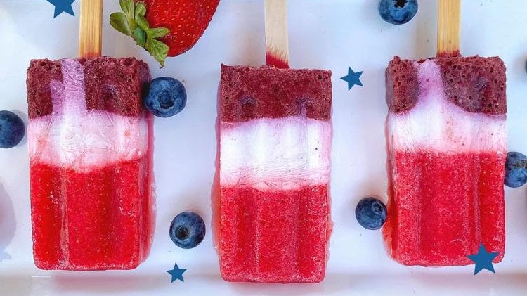 Image of Red White Boom Popsicles