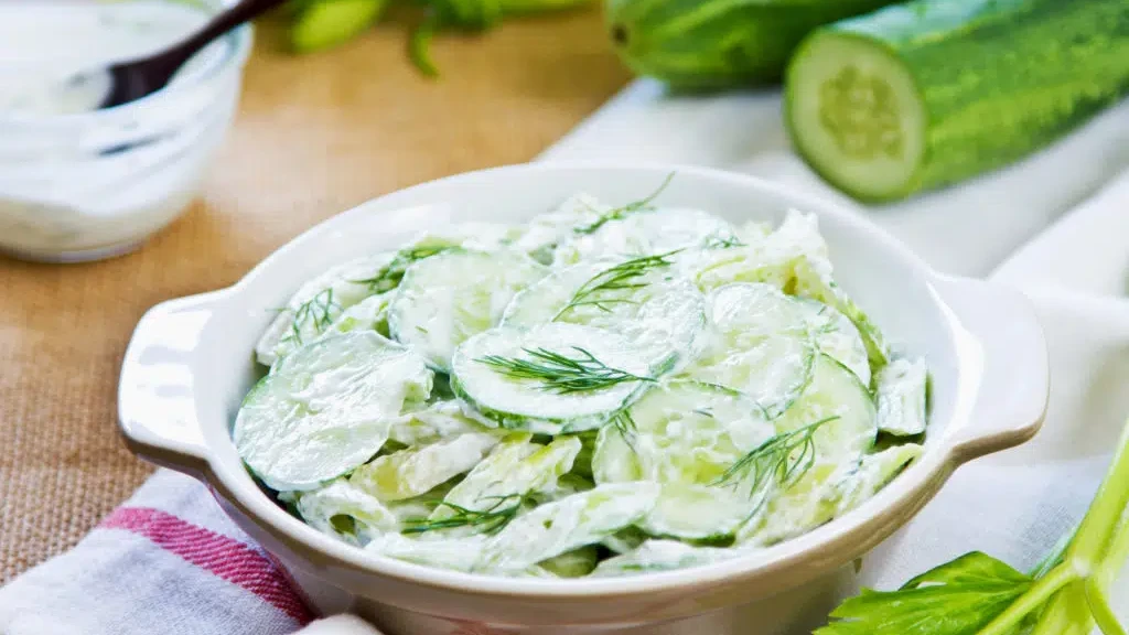 Image of Klassischer Gurkensalat mit Sahne