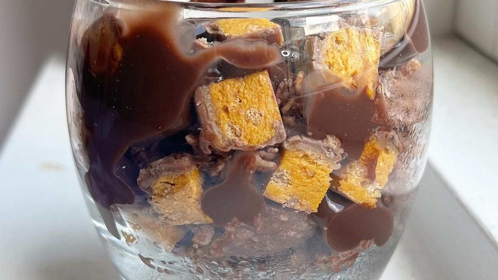 Image of Chocolate Honeycomb Protein Cake Jar
