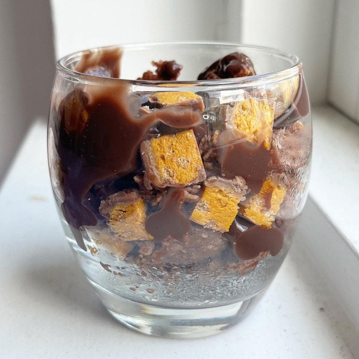 Chocolate Honeycomb Protein Cake Jar