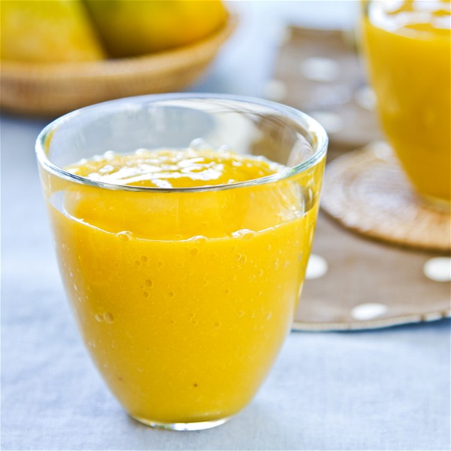 Image of Mango, Vodka & Orange Blossom Honey Smoothie