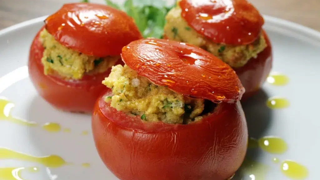 Image of Gefüllte Tomaten mit Couscous und Gemüse