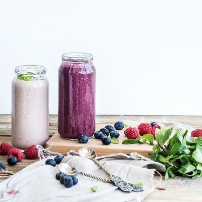 Image of Salmonberry Coconut Smoothie with Collagen