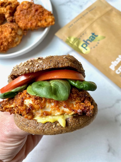 Spicy Chicken Sandwich-Low-Carb & Gluten-Free