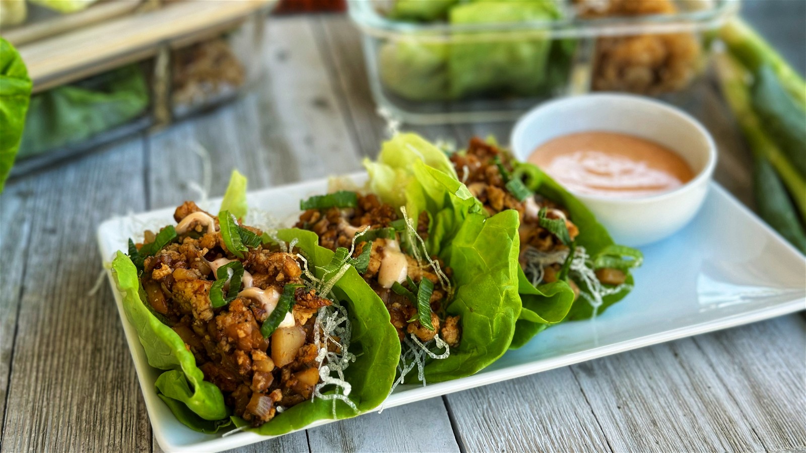 Image of Tofu Lettuce Wraps 