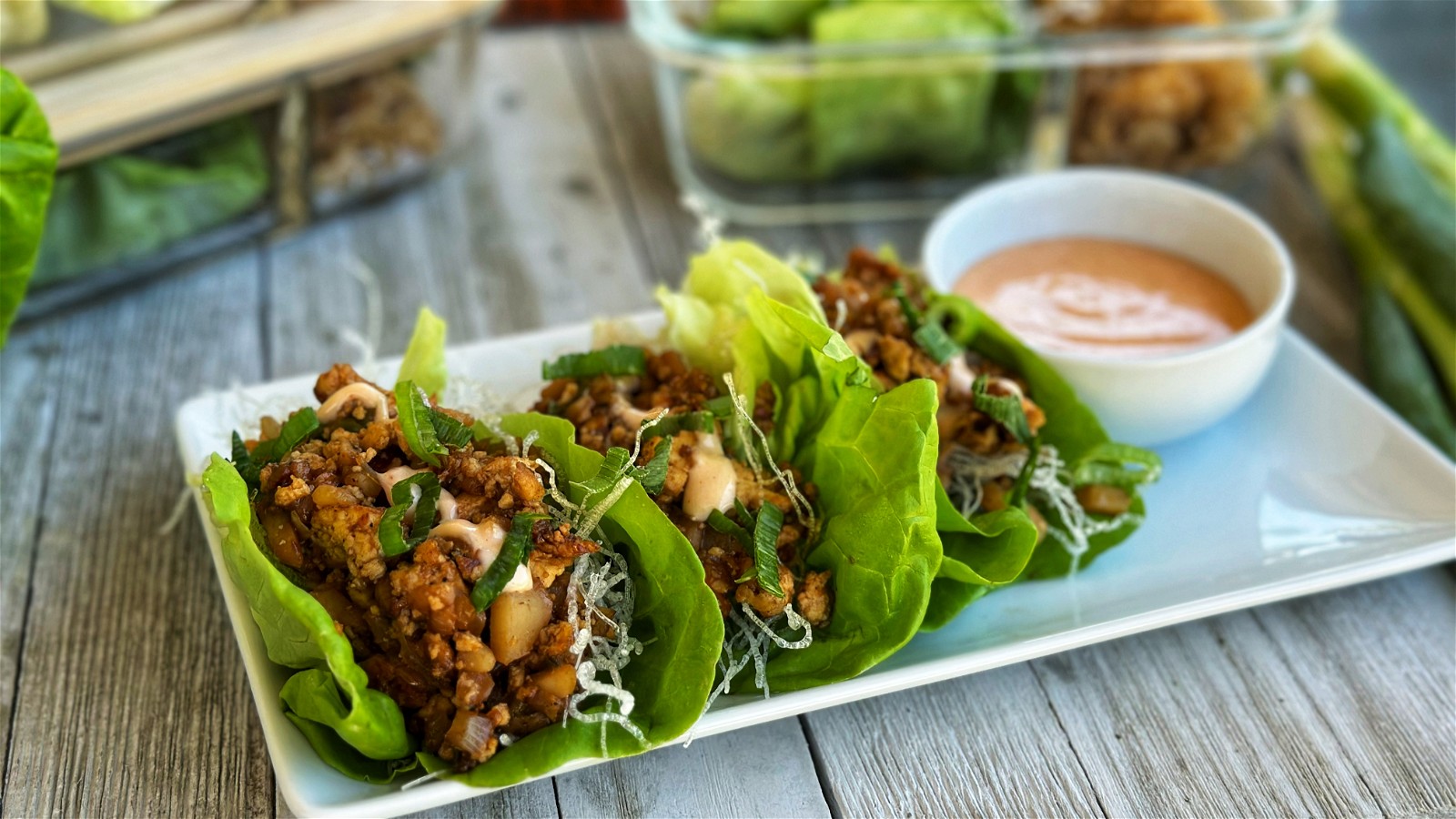 Image of Tofu Lettuce Wraps