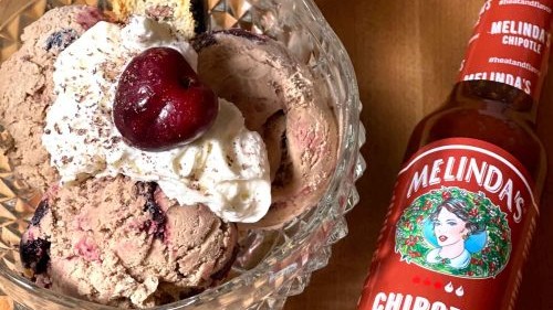 Image of Melinda’s Cherry Chocolate Chipotle Ice Cream