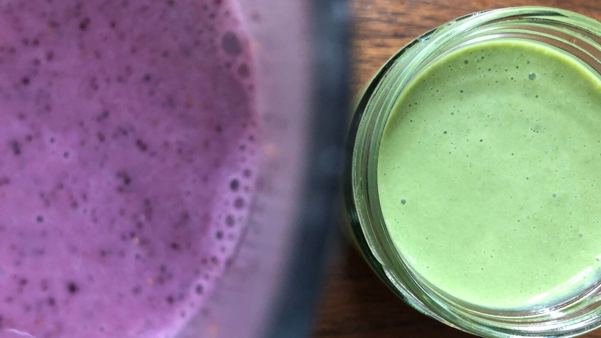 Matcha ai mirtilli