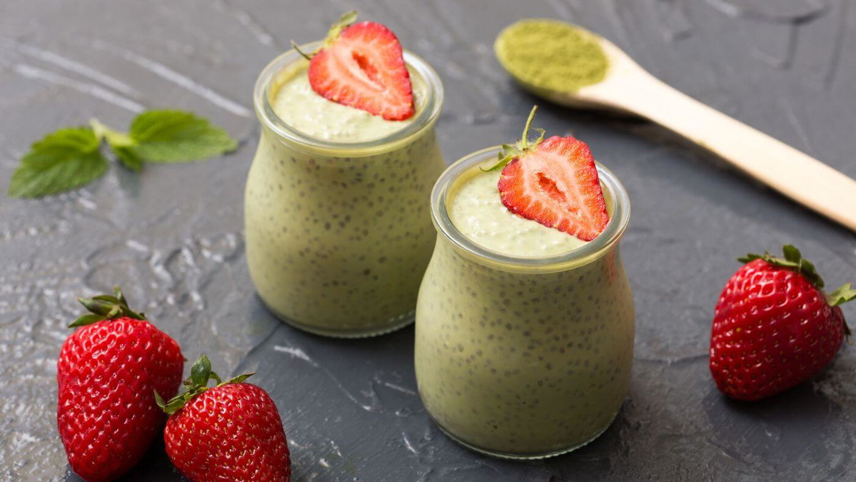 Budino al Matcha