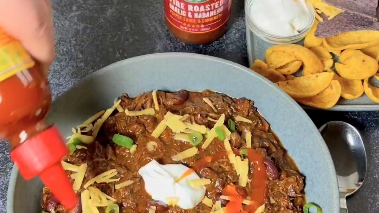 Image of Chef Fig’s Fire-Roasted Chili con Carne
