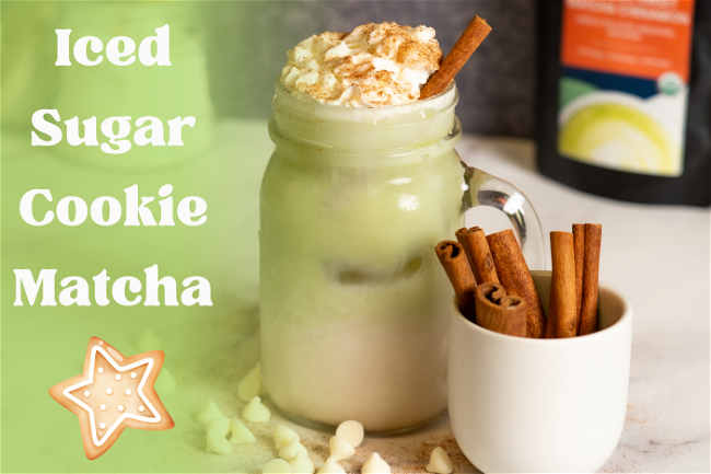 Image of Iced Sugar Cookie Matcha Latte