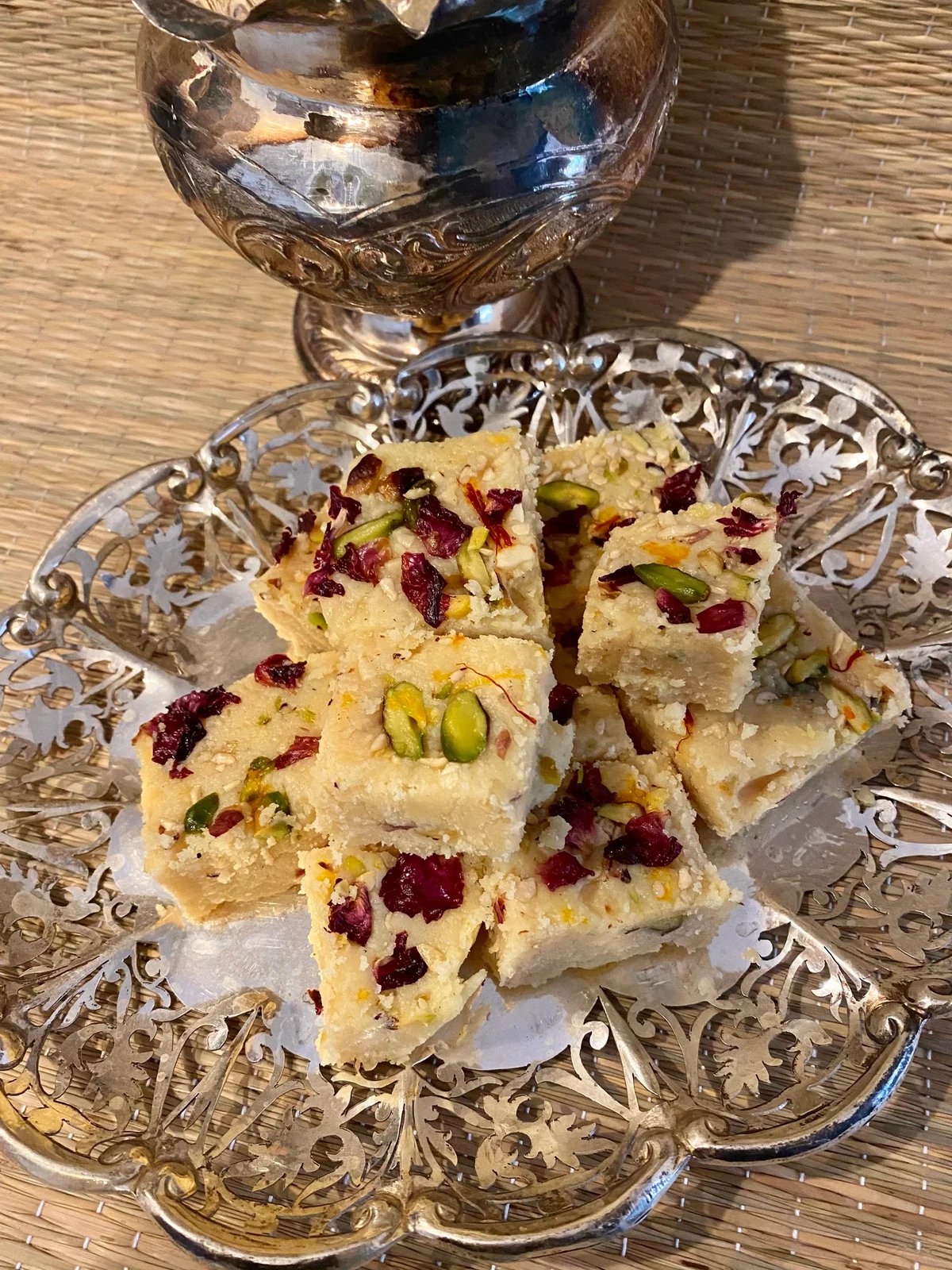 Rose Milk Burfi