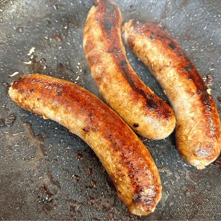 Image of Cook your boar brats on the grill or in a skillet. 