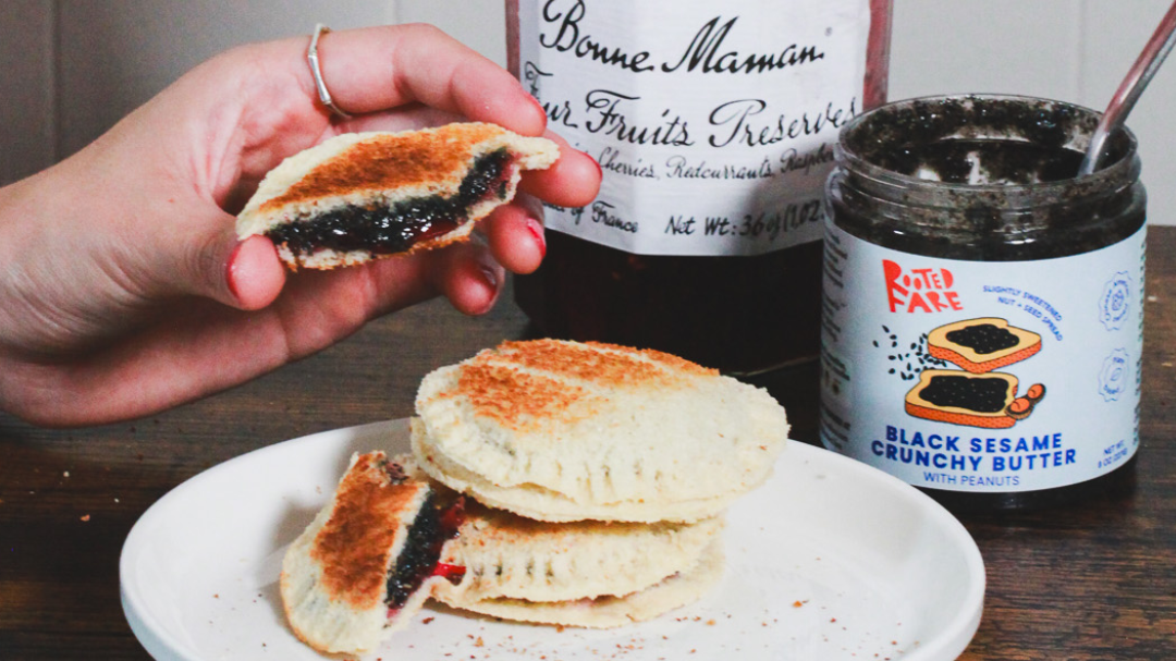 Image of Black Sesame and Jelly Sandwiches: Better Than Uncrustables