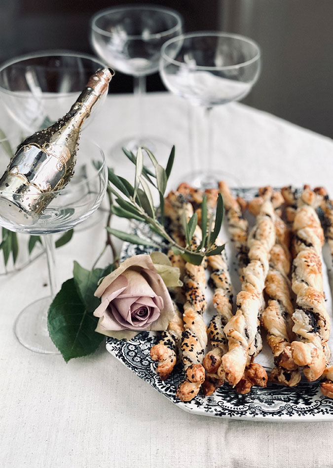 Bread sticks med trøffelcreme