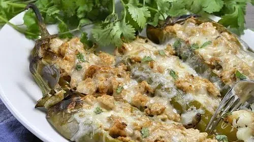 Image of Healthy Stuffed Hatch Chiles