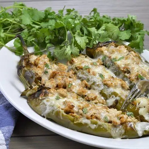 Healthy Stuffed Hatch Chiles