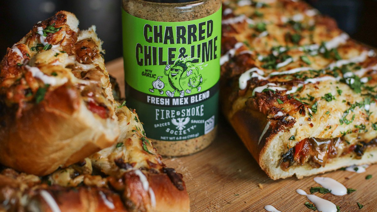 Fire & Smoke Society Charred Chile & Lime with Garlic Fresh Mex Blend 6.8  oz