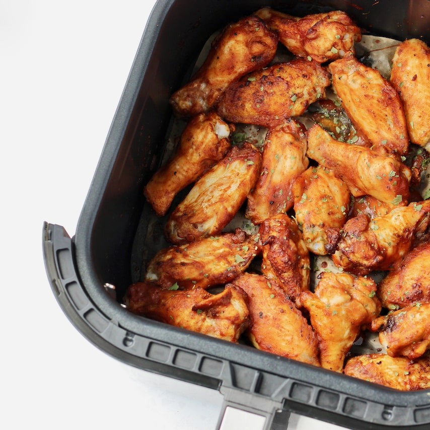 Frozen bbq chicken wings in air fryer hotsell