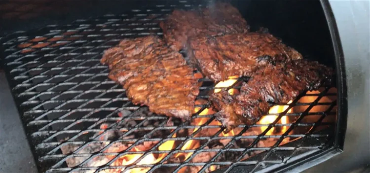Image of Heat your grill, preferable hardwood lump charcoal and a lot...